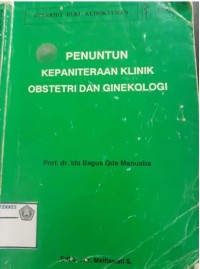 Penuntun Kepaniteraan Klinik Obstetri Dan Ginekologi