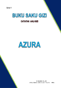 Buku saku gizi catatan ahli gizi