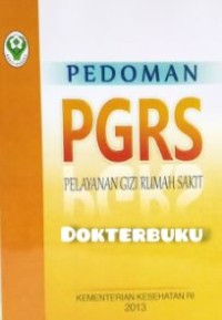 Pedoman PGRS Pelayanan gizi rumah sakit