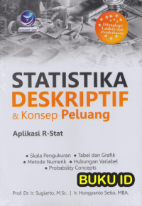 Statistika deskriptif dan konsep peluang aplikasi R-stat
